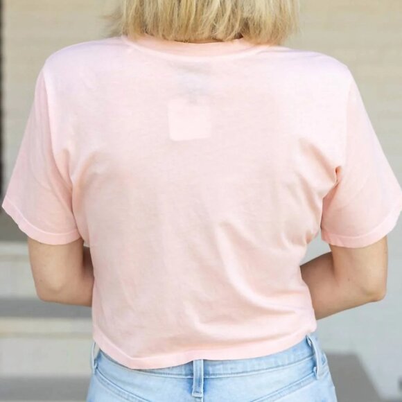 Le Superbe - Tied Up Short Sleeve Tee - Picture 2 of 2